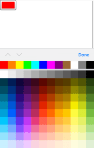 iOS Safari color picker