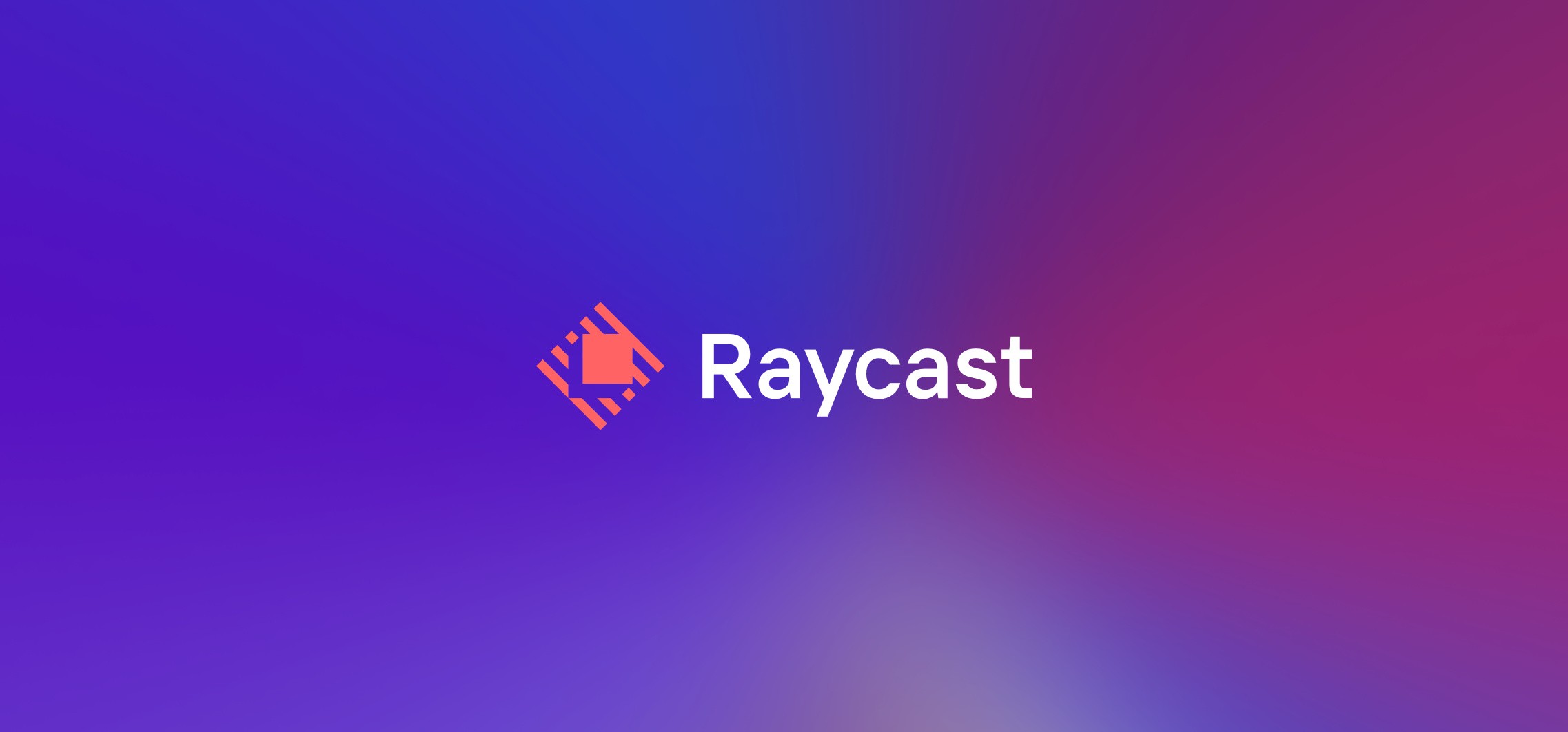 Raycast logo over a multicolor gradient background